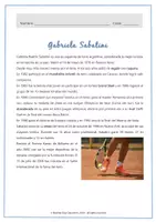Vista previa - Hojas de trabajo - Gabriela Sabatini: Biografía (español) - página 1
