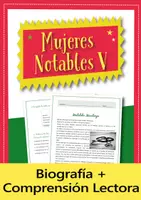 Vista previa - Hojas de trabajo - Matilde Montoya: Biografía (español) - Portada
