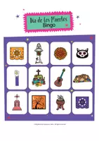 Vista previa - Hojas de trabajo - Día de los Muertos: Bingo (español) - página 3