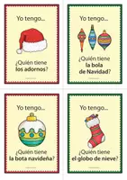 Vista previa - Juegos / Gamificación - Juego de vocabulario La Navidad – Yo tengo... ¿Quién tiene? - página 3
