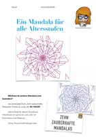 Vista previa - Manualidades / Dibujos para colorear - Mandala - colorear for starters - Portada