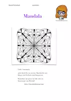 Vista previa - Manualidades / Dibujos para colorear - Mandala - blanco y negro - beginner level - Portada