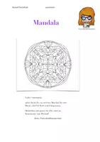 Vista previa - Manualidades / Dibujos para colorear - Mandala redonda - para colorear - Portada