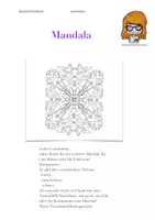 Vista previa - Manualidades / Dibujos para colorear - Mandala complicada- advanced level - Portada