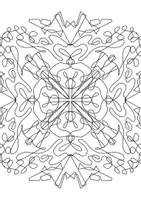 Vista previa - Manualidades / Dibujos para colorear - Mandala complicada- advanced level - página 1