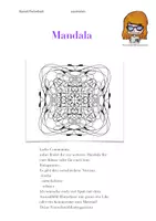Vista previa - Manualidades / Dibujos para colorear - Mandala redonda - advanced level - Portada