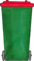 Vista previa - Elementos para la creación de materiales - Basura Separación de residuos Cubo de basura Cubo de estiércol Cubo de basura Bote de basura - página 2