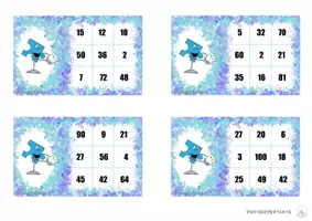 Vista previa - Juegos / Gamificación - Bingo 1x1 (incluyendo tarjetas de bingo, lotería y tarjetas de tareas)) - página 1