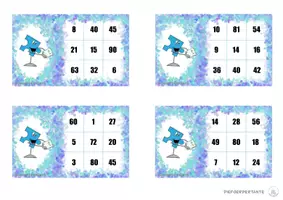Vista previa - Juegos / Gamificación - Bingo 1x1 (incluyendo tarjetas de bingo, lotería y tarjetas de tareas)) - página 3