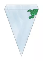 Vista previa - Manualidades / Dibujos para colorear - Cadena de banderines - página 2