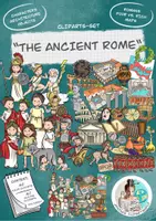 Vista previa - Juegos / Gamificación - Cliparts Gráficos Romans " Ancient Rome" / Romanos "Roma antigua" - Portada