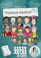 Vista previa - Unidades / Secuencias / Situaciones de Aprendizaje - Cliparts-Bundle Paquete de Gráficos "Famous people" / "Gente famosa" - página 2