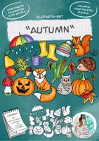 Vista previa - Unidades / Secuencias / Situaciones de Aprendizaje - Cliparts Gráficos "Autumn" / "Otoño" - Portada