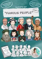 Vista previa - Unidades / Secuencias / Situaciones de Aprendizaje - Cliparts Gráficos "Famous people" / "Gente famosa" Parte 2 - Portada