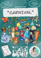 Vista previa - Juegos / Gamificación - Cliparts Gráficos "Carnival" / "Carnaval" - Portada