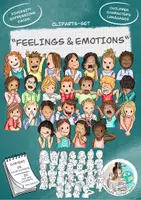 Vista previa - Unidades / Secuencias / Situaciones de Aprendizaje - Cliparts Gráficos Children "Emotions" / Niños "Emociones" - Portada