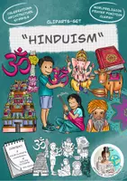 Vista previa - Hojas de trabajo - Cliparts Gráficos World religions "Hinduis" / Religiones del mundo "Hinduismo" - Portada