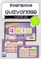 Vista previa - Juegos / Gamificación - Interaktive und digitale Quizvorlage - PowerPoint - Portada