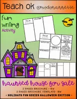 Vista previa - Hojas de trabajo - HOLIDAYS FUN Halloween Haunted House FOR SALE FS - Portada