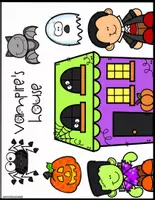Vista previa - Hojas de trabajo - HOLIDAYS FUN Halloween Vocab Haunted House Game FS - página 2