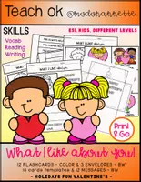 Vista previa - Juegos / Gamificación - HOLIDAYS FUN What I like about you Valentines FS - Portada