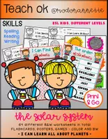Vista previa - Hojas de trabajo - I CAN LEARN ALL ABOUT Planets FS - Portada