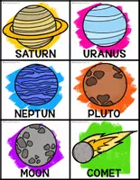 Vista previa - Hojas de trabajo - I CAN LEARN ALL ABOUT Planets FS - página 2