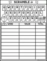 Vista previa - Unidades / Secuencias / Situaciones de Aprendizaje - I CAN PLAY SERIES SCRAMBLE TIME ThanksGiving Pilgrims FS - página 3