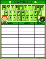 Vista previa - Unidades / Secuencias / Situaciones de Aprendizaje - I CAN PLAY SERIES SCRAMBLE TIME St Patricks Kids FS - página 2