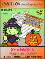 Vista previa - Unidades / Secuencias / Situaciones de Aprendizaje - I CAN PLAY SERIES SCRAMBLE TIME Halloween WITCH FS - Portada