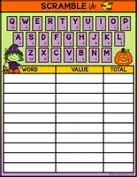 Vista previa - Unidades / Secuencias / Situaciones de Aprendizaje - I CAN PLAY SERIES SCRAMBLE TIME Halloween WITCH FS - página 1