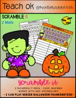 Vista previa - Unidades / Secuencias / Situaciones de Aprendizaje - I CAN PLAY SERIES SCRAMBLE TIME Halloween FRANKENSTEIN FS - Portada