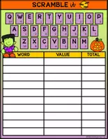 Vista previa - Unidades / Secuencias / Situaciones de Aprendizaje - I CAN PLAY SERIES SCRAMBLE TIME Halloween FRANKENSTEIN FS - página 1