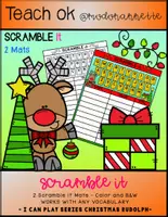 Vista previa - Unidades / Secuencias / Situaciones de Aprendizaje - I CAN PLAY SERIES SCRAMBLE TIME Christmas Rudolph FS - Portada