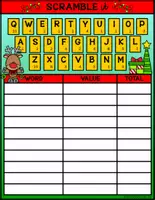 Vista previa - Unidades / Secuencias / Situaciones de Aprendizaje - I CAN PLAY SERIES SCRAMBLE TIME Christmas Rudolph FS - página 1