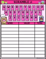 Vista previa - Unidades / Secuencias / Situaciones de Aprendizaje - I CAN PLAY SERIES SCRAMBLE TIME Bear Chef FS - página 1