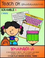 Vista previa - Unidades / Secuencias / Situaciones de Aprendizaje - I CAN PLAY SERIES SCRAMBLE TIME Back To School Girl 2 FS - Portada