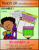 Vista previa - Unidades / Secuencias / Situaciones de Aprendizaje - I CAN PLAY SERIES SCRAMBLE TIME Back To School Boy 3 FS - Portada