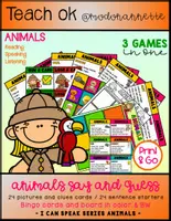 Vista previa - Unidades / Secuencias / Situaciones de Aprendizaje - I CAN SPEAK Series Animals Say and Guess FS - Portada