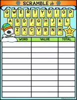 Vista previa - Unidades / Secuencias / Situaciones de Aprendizaje - I CAN PLAY SERIES SCRAMBLE TIME Winter Bear FS - página 1