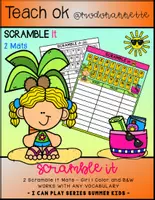 Vista previa - Unidades / Secuencias / Situaciones de Aprendizaje - I CAN PLAY SERIES SCRAMBLE TIME Summer Kids Girl 1 FS - Portada