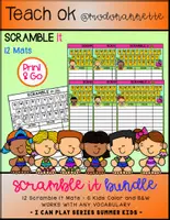 Vista previa - Unidades / Secuencias / Situaciones de Aprendizaje - I CAN PLAY SERIES SCRAMBLE TIME Summer Kids BUNDLE FS - Portada