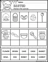Vista previa - Unidades / Secuencias / Situaciones de Aprendizaje - HOLIDAYS FUN Easter Language WORKSHEETS LEVEL 1 FS - página 1