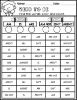 Vista previa - Unidades / Secuencias / Situaciones de Aprendizaje - How I Teach my Kids Series VERB TO BE WORSHEETS FS - página 1