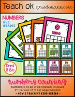 Vista previa - Decoración del aula - How I Teach My Kids Series NUMBERS COUNTING FS - Portada