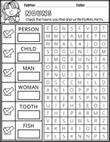 Vista previa - Unidades / Secuencias / Situaciones de Aprendizaje - How I Teach my Kids Series NOUNS WORSHEETS LEVEL 2 FS - página 2