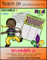 Vista previa - Unidades / Secuencias / Situaciones de Aprendizaje - I CAN PLAY SERIES SCRAMBLE TIME Mardi Gras Kids Boy 3 FS - Portada