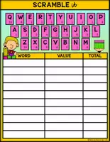 Vista previa - Unidades / Secuencias / Situaciones de Aprendizaje - I CAN PLAY SERIES SCRAMBLE TIME Back To School BUNDLE FS - página 2