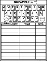 Vista previa - Unidades / Secuencias / Situaciones de Aprendizaje - I CAN PLAY SERIES SCRAMBLE TIME Back To School BEAR FS - página 2