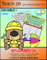 Vista previa - Unidades / Secuencias / Situaciones de Aprendizaje - I CAN PLAY SERIES SCRAMBLE TIME Spring Bear FS - Portada